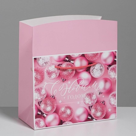 Pink Balls Package, 23 x 18 x 11 cm, New Year-1