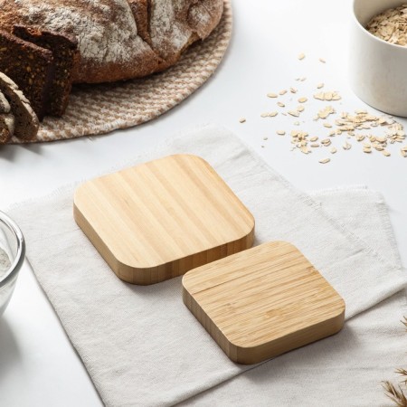 Saucer on the stand of the share, 1 pc, 12 × 12 × 1.6 cm, bamboo-2
