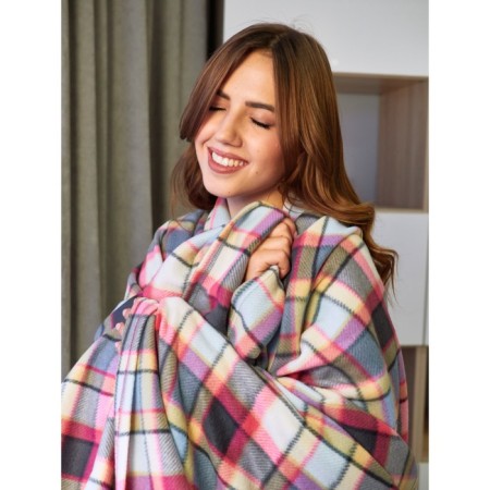 Ailis blanket, size 150x200 cm, purple color-9