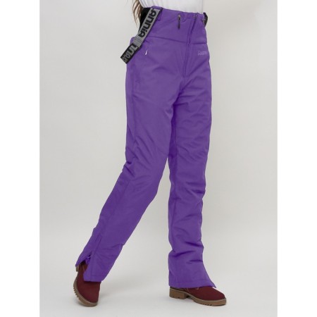 Ski pants female, size 50, purple color-14