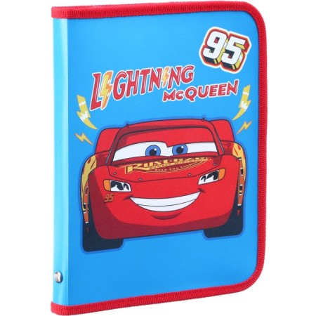 Plastic folder for notebooks A5, on lightning, cars-3