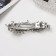 Sherry-automatic hairpin leaves, 10 cm, silver