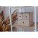 Box LADOOM "Francesca", 3 drawers, 30 × 20 × 28 cm, beige color