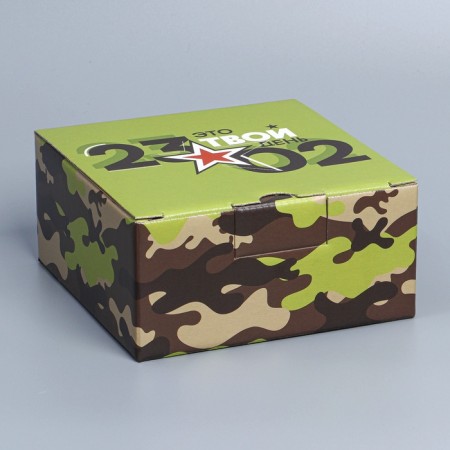 Box Gift team, packaging, "23.02", 15 x 15 x 7 cm-2