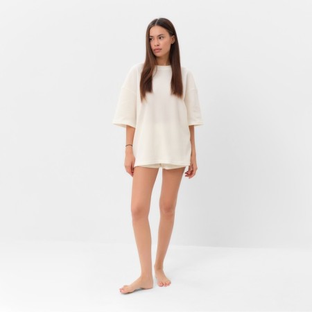 Female set (T -shirt, shorts) KAFTAN BASIC Line, p. 44, milk-1