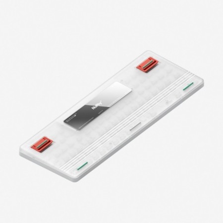 The wireless mechanical keyboard QMK Nuphy Air96V2 Ionic White (EN), RGB, Hot SWAP, MOS 108244-1