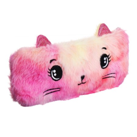 Penal School fur on the zipper Calligrata "cat", mix-1