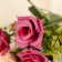 Bouquet "Roses with curls" 26 cm, mix