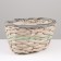 Kashpo wicker oval, 23x15x12cm, natural