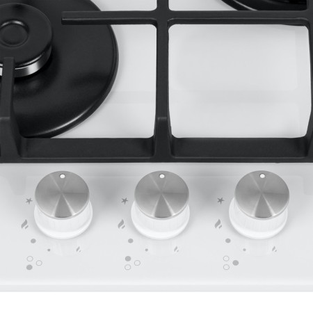 Honing surface Homsair HGG433WH, gas, 3 burners, white-8