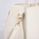 Bag Female Tout with zipper, milk color