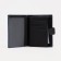 Male purse on the button for auto documents and passports, black color