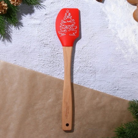 Silicone “Christmas tree” spatula, 26 x 5 cm-1