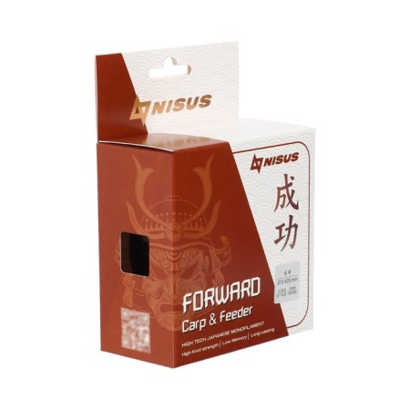 Nisus Forward Carp & Feeder, diameter 0.405 mm, test 12.3 kg, 150 m, brown-2