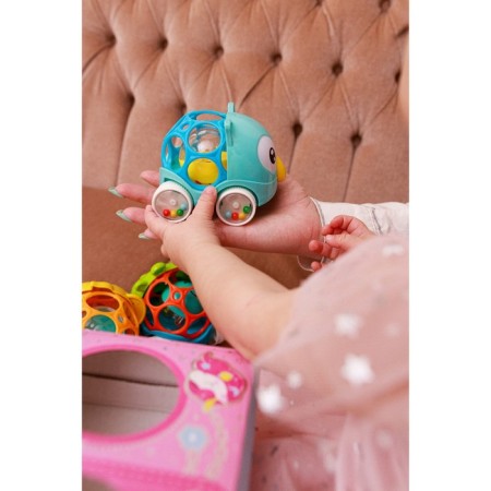 Machine - a rattle "owl", with elastic elements, crumb I-4