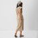 Women's dress Minaku: Safari Midi Beige Color, Rr. 48