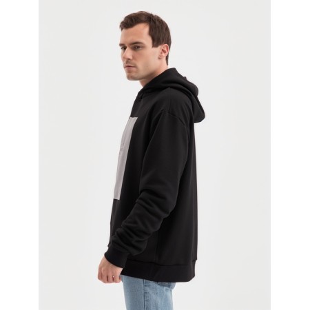 Jumper (sweatshirt) men's minku: be good, black color, rr 46-2
