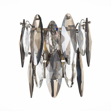 Sconces st. SL1227.101.02. Ancona. 2x40 watts, E14, 26.8x29 cm, Nickel color