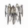 Sconces st. SL1227.101.02. Ancona. 2x40 watts, E14, 26.8x29 cm, Nickel color