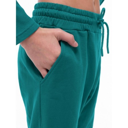 Pants for boys, height 116 cm, emerald color-8