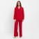 Women's costume (jacket, trousers) minku: Green Trend color red, size 44