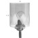 Sconces "Launa" 1he27 40t chrome 20x11x20 cm