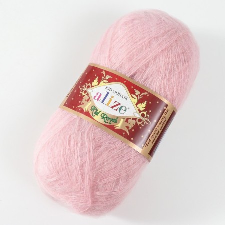 Yarn "Kid Royal 50" 62% moher, 38% polyamide 500m/50g (161 powder)-1