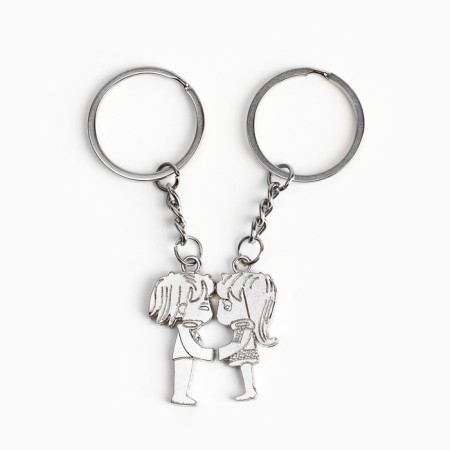 Key keychain, non -memorials “Love is” 9 x 13 cm-2