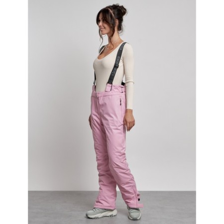 Semi -combinezone ski insulated female winter, size 48, pink color-1