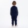 Sports suit (sweatshirt, trousers) for a boy, color blue camouflage/dark blue, height 128 cm (34)