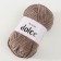 Yarn "Dolce" 100% micropoliester 120m/100g (754 t. Gray)