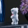 Figure soap "Bear with heart" Gray, 57g