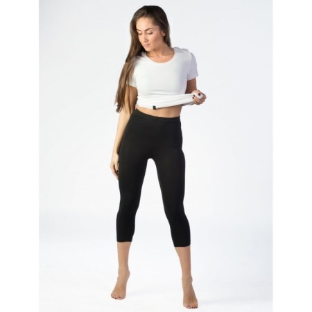 Female leggings, size 42, black color-1
