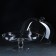 Cake stand on a leg with a glass cover Magistro "Madeus", 28 × 28 cm