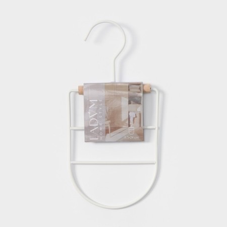 Monnector Organizer for belts and scarves multi -level Ladoom Laconique, 11.5 × 23 × 1.1 cm, white color-7