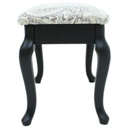 Retro banquet with storage, 550x330x430, wenge, fabric Mercury-3