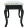 Retro banquet with storage, 550x330x430, wenge, fabric Mercury