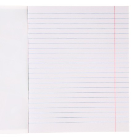 Notebook in a line of 24 sheets, 4 types of mix, cover coated cardboard, spider-man-1