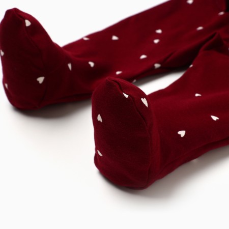 Children's sliders "Bear", burgundy color, height 56-2