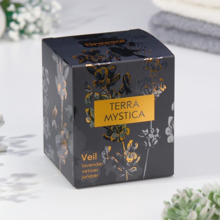 Aromatic candle "Breesal, Terra Mystica", vetiver, lavender, juniper-2