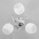 Cell chandelier "Courage" 3x40W E27 Color: silver