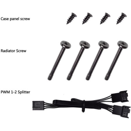 Fan ID-Cooling WF-14025-XT Black 140x140mm Black 4-PIN 17-33DB 156GR RET-4