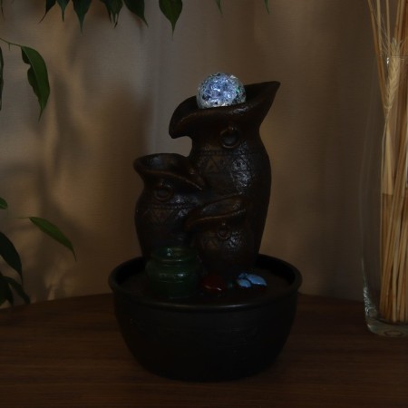 Timeo fountain of jugs, 28x17 cm (with backlight)-2