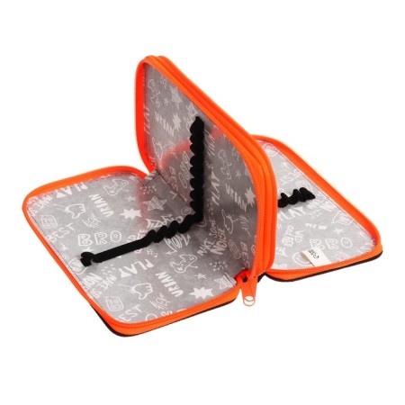 Penal 2 sections 110*190 PCT fabric 11-42 "Black-Yarko-orange" 56329-7