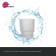 Cupcanger single IDDIS Slide Slibsg1i45, 103x113x125 mm, matte glass