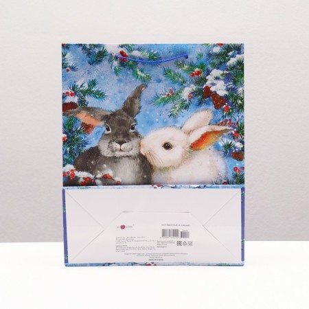 Gift package "Bunnies in love", 26 x 32 x 12 cm-1