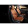 Monaco capacities, 3D, premium velur, set 2 pcs black/light brown