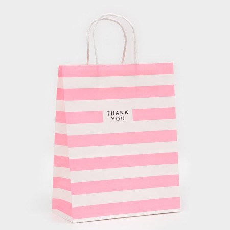 Crafts, pink, "thank you", 27 x 21 x 11 cm-1