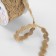 Weep decorative canvas “wave”, 10 mm, 10 ± 0.5 m, beige color