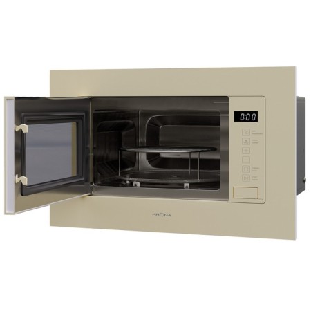 Built -in microwave oven Krona Brille 60 IV, 700 watts, 20 l, 6 modes, grill, beige 107975-2